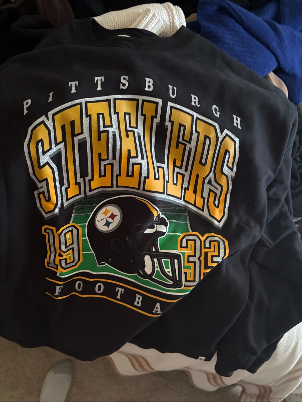 Pittsburgh Steelers Women's Go Big Oversized
Sweatshirt ‘47 Brand. New condition